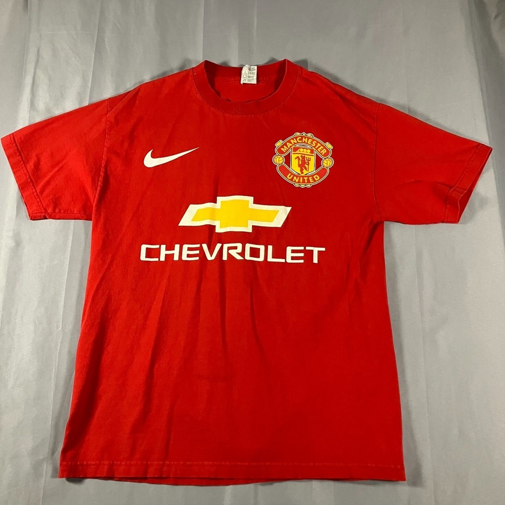 Manchester United vs LA Galaxy Men's Large‎ Match T-Shirt Red Alstyle Rose Bowl